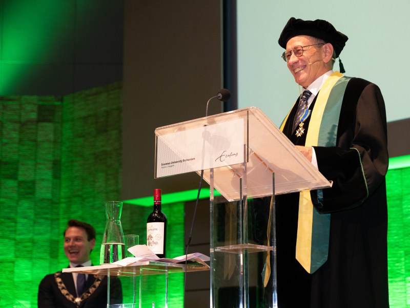 Retiree Professor Eddy Van Doorslaer received honour of the knighthood