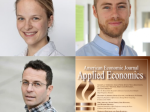 Paper by Lisa  Marie Timm, Paul Muller and Massimo Giuliodori will appear in the American Economic Journal: Applied Economics
