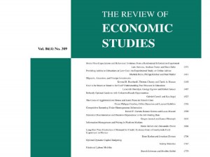 Paper by Fellow Paul Muller in Review of Economic Studies