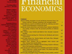 Paper by fellow Michel van der Wel in Journal of Financial Economics