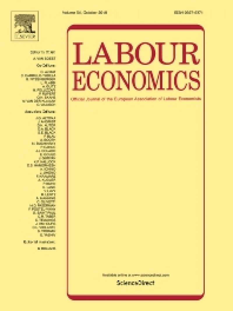 Paper by alumna Noemi Peter and fellow Dinand Webbink published in Labour Economics